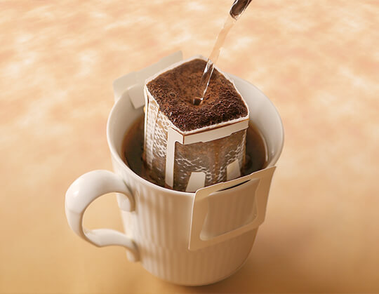 カップにセットして1杯ずつのコーヒーが出来ます。